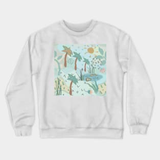 Palm Land Crewneck Sweatshirt